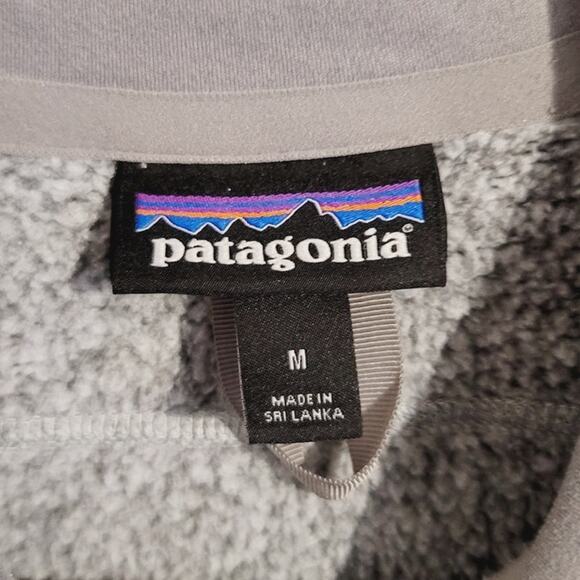 Patagonia Better Sweater 25886 Fleece Vest Embroidered Logo Gray Medium - Picture 3 of 12